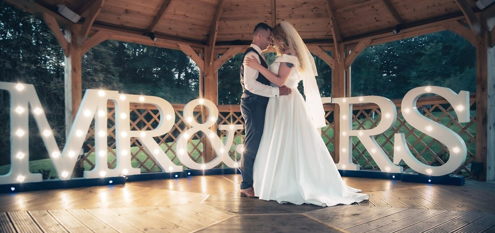mr-and-mrs-led-letters-for-hire-at-wedding mr and mrs led large letters to hire for a wedding